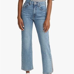 levi’s high waisted crop flare jean